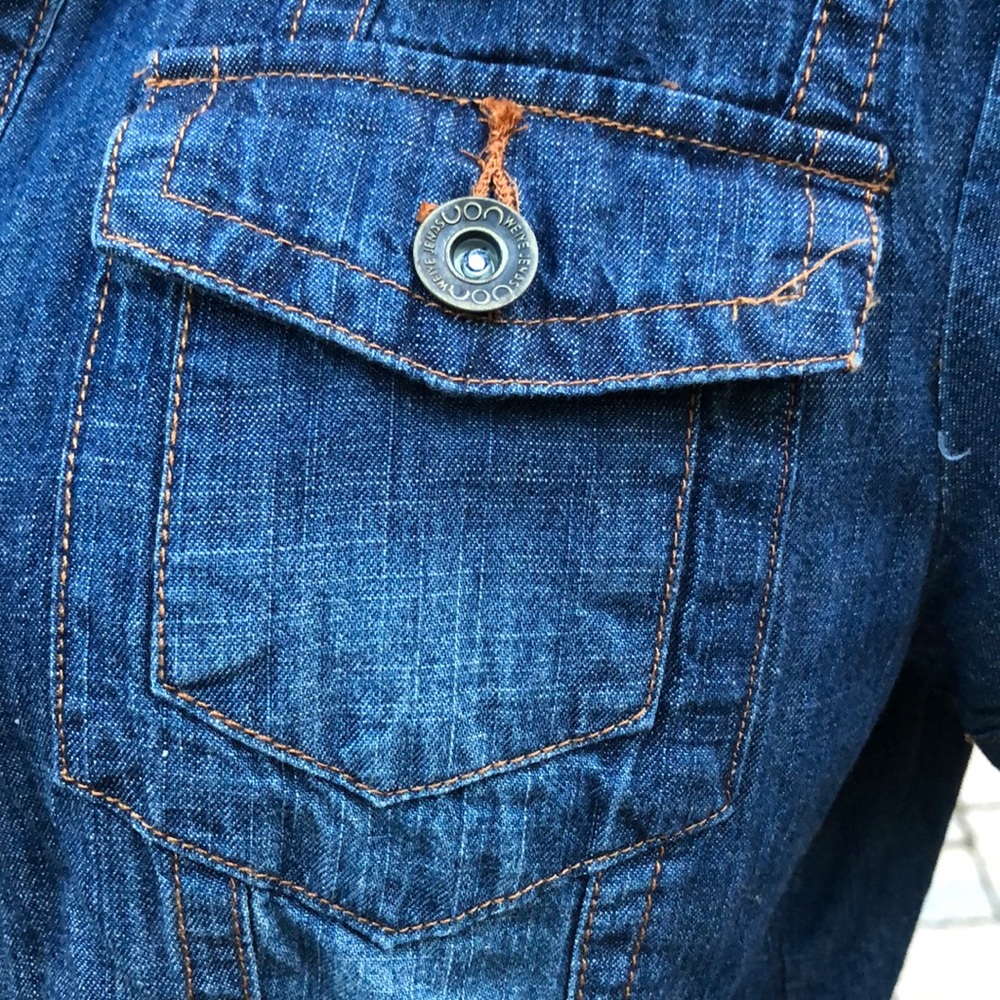 Millau Cropped Lightweight Jean Jacket - image 4